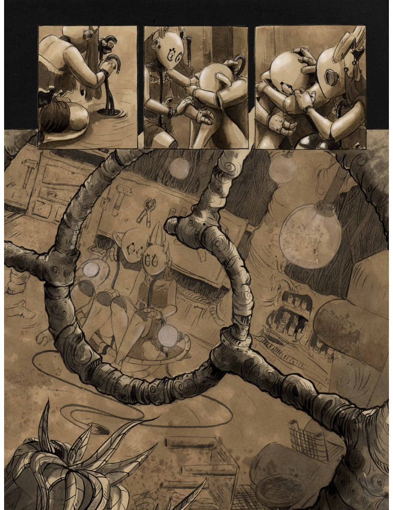 Planche originale n°27 Dryodes T1 Planche originale n°27 Dryodes T1